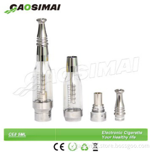 electric cigarette ego ce8 vaporizer pen with bottom coil wholesale